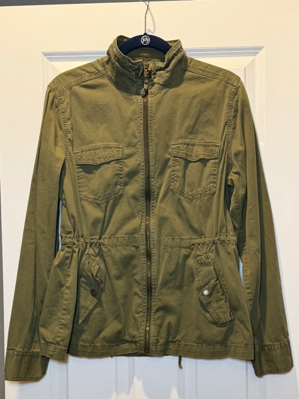 Women's Green Lightweight Cargo Military-Style Sonoma Jacket - Size Large